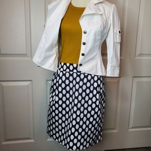 Loft Geometric Skirt